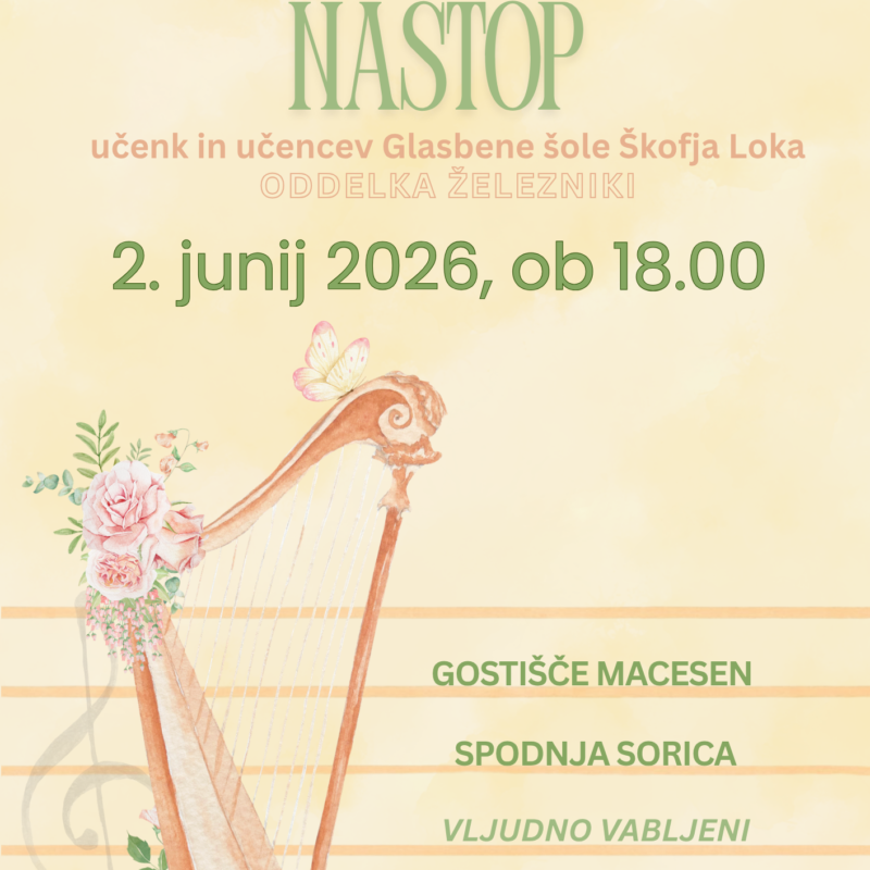 Letni nastop DO Železniki 2026